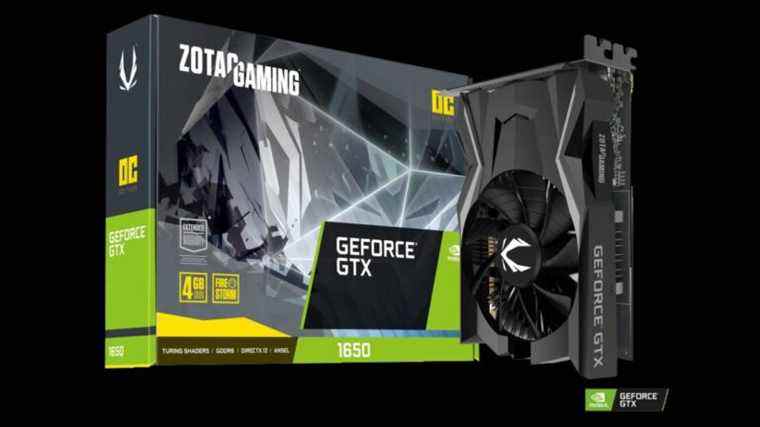 GeForce GTX 1650, âgée de deux ans, est le GPU le plus vendu sur Newegg, Amazon