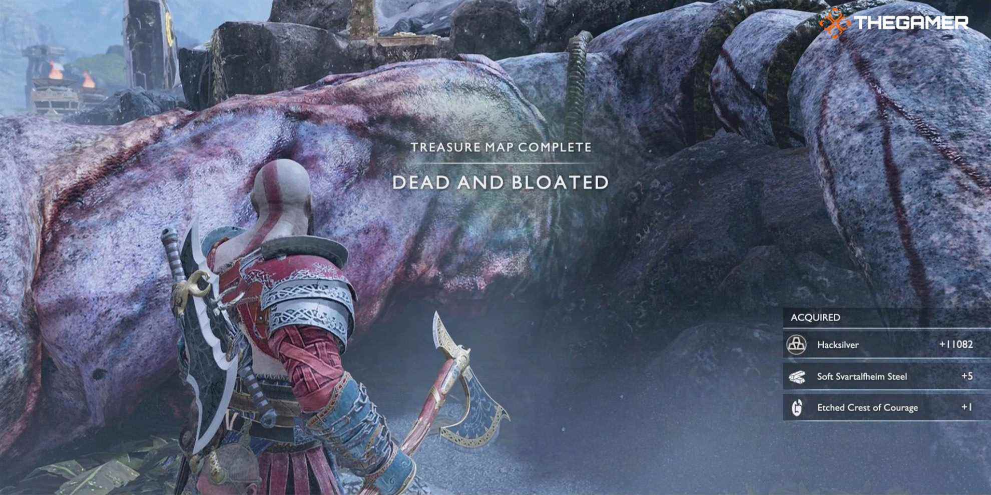 God Of War: Où trouver le trésor mort et gonflé
