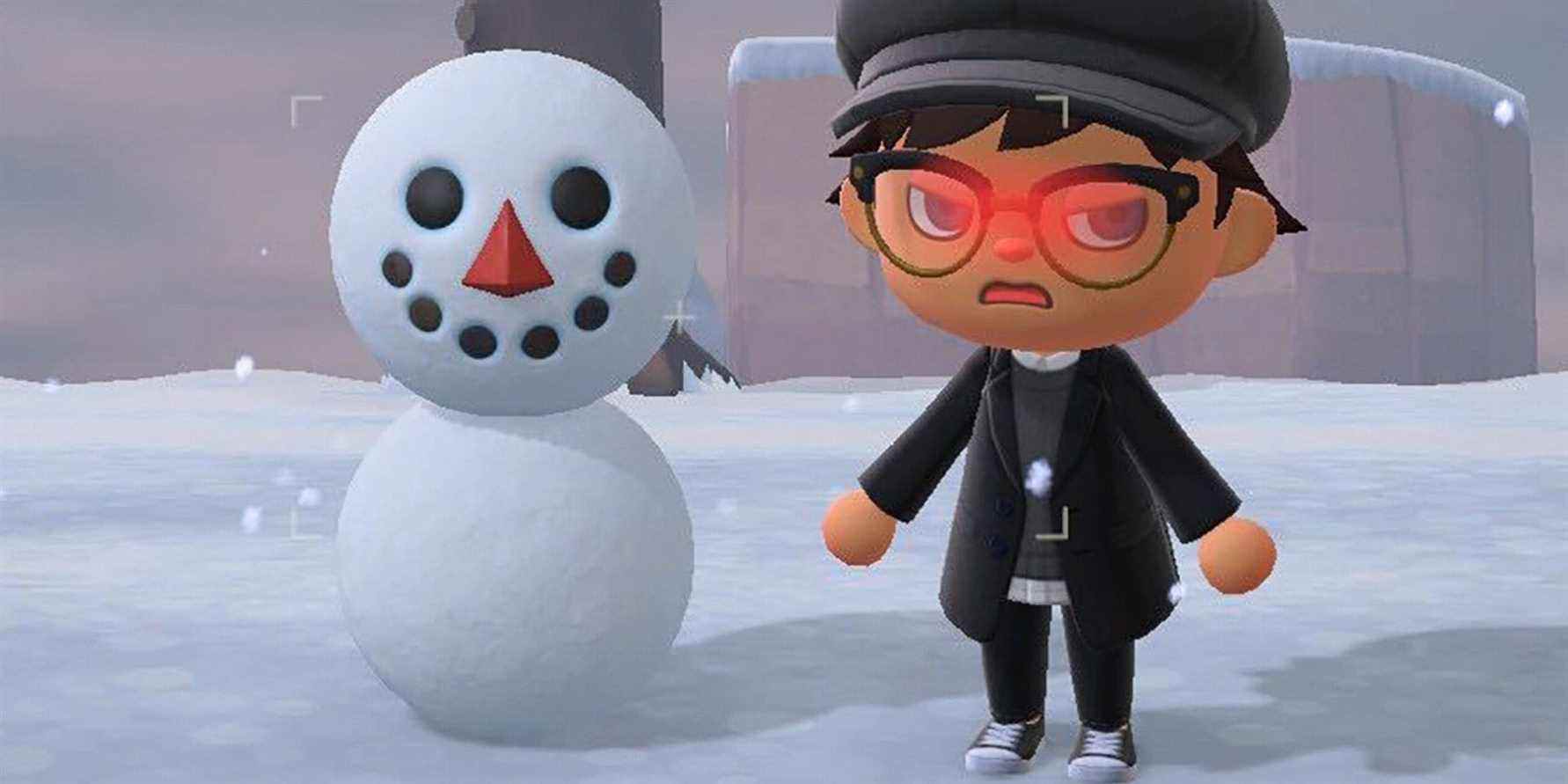 Hilarious Animal Crossing: le clip de New Horizons montre un bug laissant tomber une boule de neige sur la tête du joueur
