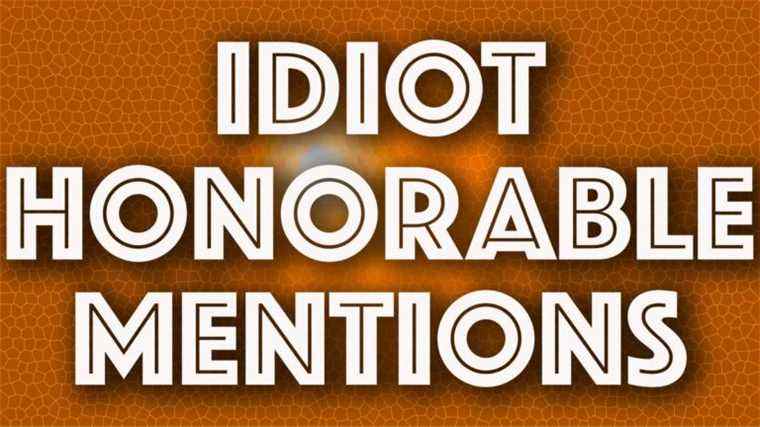 IDIOT DE L’ANNÉE : Évêque Sycamore, Antonio Brown et autres mentions honorables