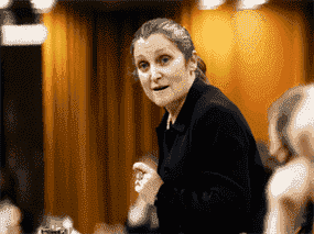 La ministre des Finances, Chrystia Freeland, doit déposer sa mise à jour financière de l'automne la semaine prochaine.