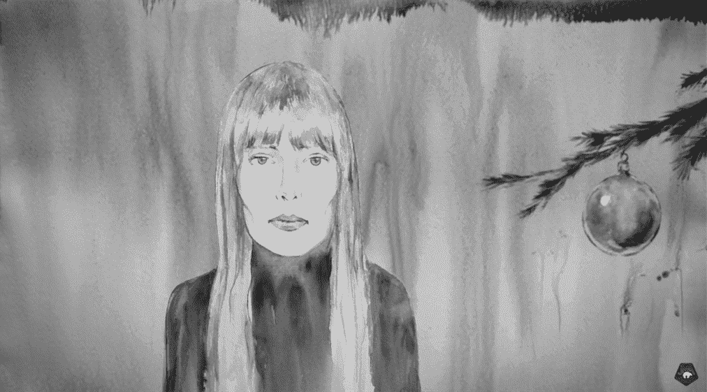 

	
		Joni Mitchell s'anime pour Noël dans le premier clip de 