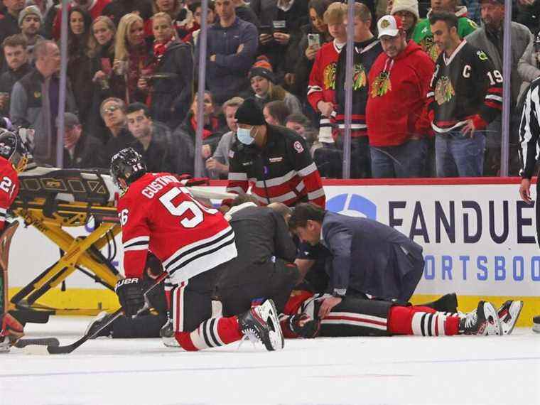 Jujhar Khaira des Blackhawks est sorti de l’hôpital