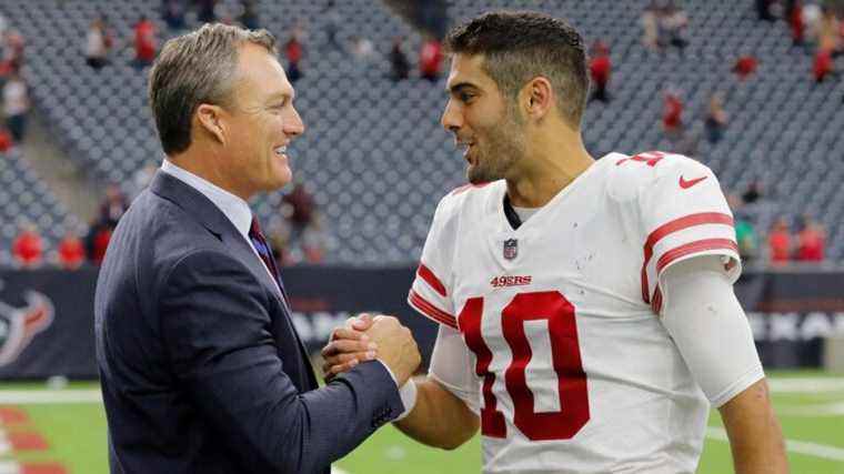 Kyle Shanahan a essayé de défendre John Lynch, mais nous avons vu ce qu’il a fait au pauvre Jimmy G