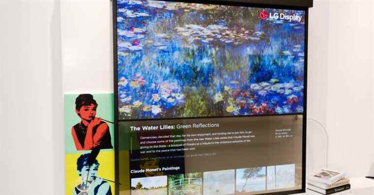 LG Display présente une gamme polyvalente d’écrans OLED transparents au CES 2022