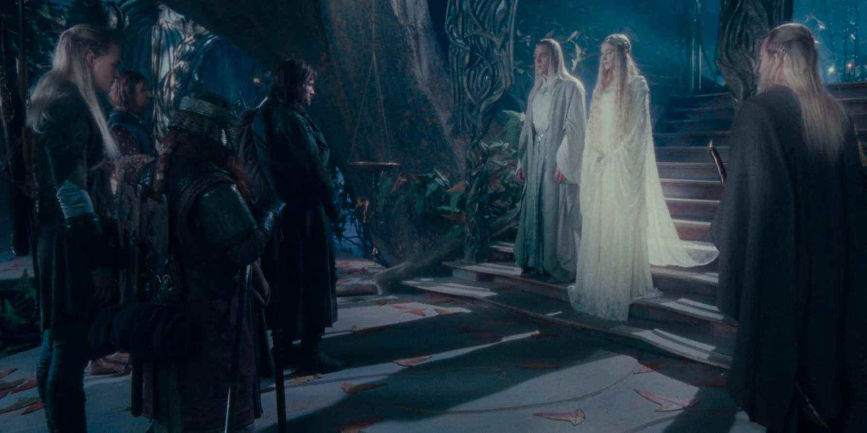 LOTR : Pourquoi la communauté a-t-elle les yeux bandés lorsqu'elle entre en Lothlorien ?
