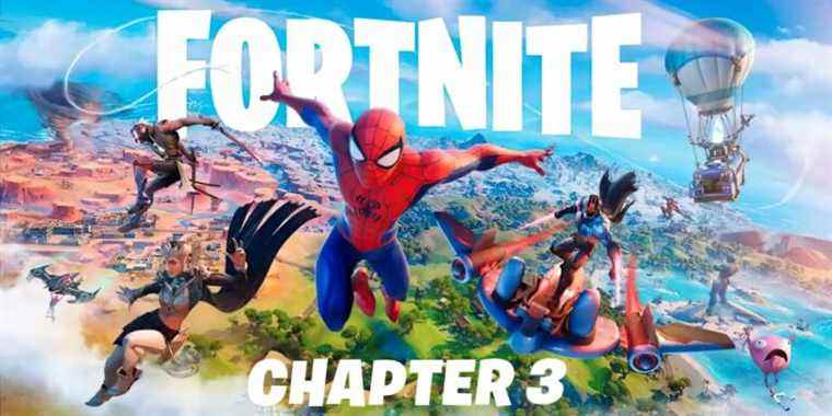 La bande-annonce du personnage de Fortnite Chapter 3 révèle la peau de Spider-Man et plus