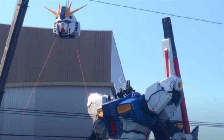 La dernière statue de Gundam grandeur nature au Japon est presque terminée