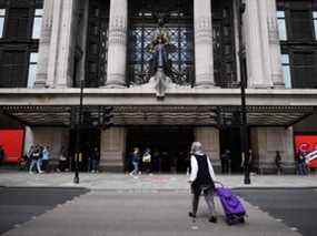 Magasin phare de Selfridges sur Oxford Street, dans le centre de Londres.