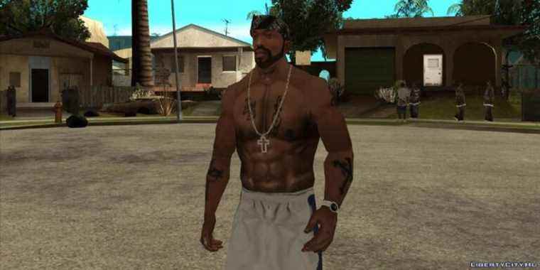 La mise à jour de GTA San Andreas corrige les textures musculaires CJ