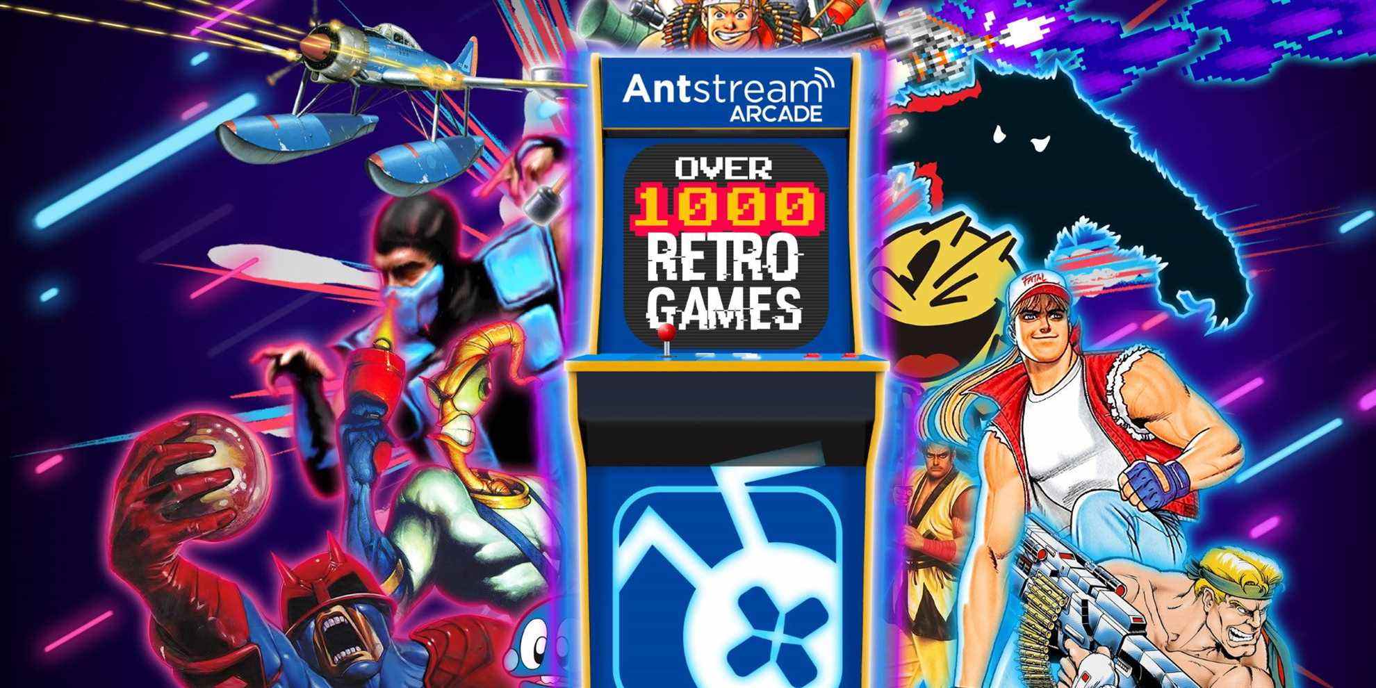 L'adhésion à Antstream Arcade est à 50% de réduction, offre plus de 1 000 jeux rétro
