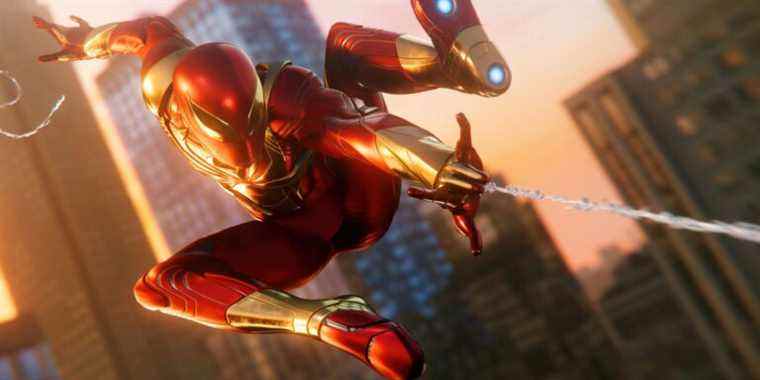 L'affiche No Way Home faite par les fans épouse les costumes Iron Spider de Spider-Man sur PS4
