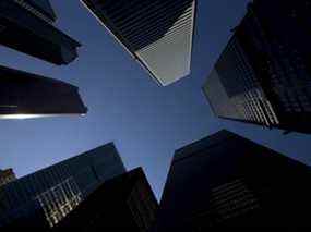 Tours bancaires dans le quartier financier de Toronto.