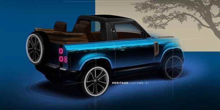 Le Land Rover Defender Cabriolet existe grâce à Heritage Customs