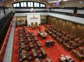 La salle du Sénat à Ottawa.