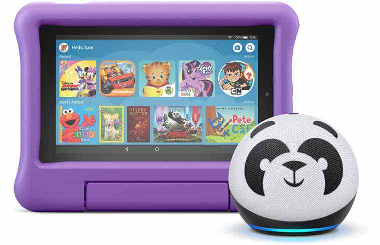 Le forfait pour enfants Amazon propose une tablette Fire 7 et Echo Dot pour seulement 80 $