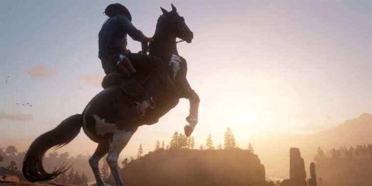 Le joueur de Red Dead Redemption 2 essaie de tuer un cheval et obtient un karma instantané