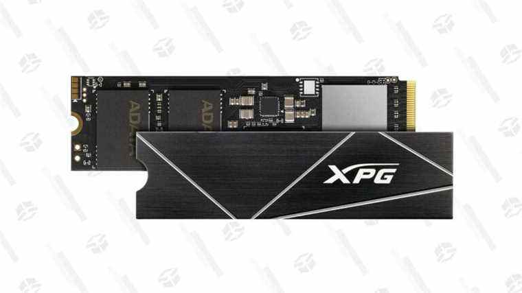 Le moyen le moins cher d’augmenter votre stockage PS5 que nous ayons trouvé, ce SSD XPG 1 To coûte 130 $