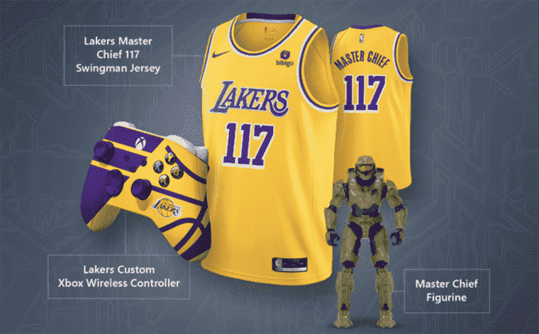 Le pack LA Lakers de 140 $ de Halo Infinite se vend à des milliers de dollars en ligne