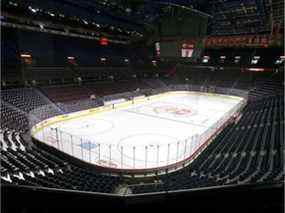 À l'intérieur du Scotiabank Saddledome