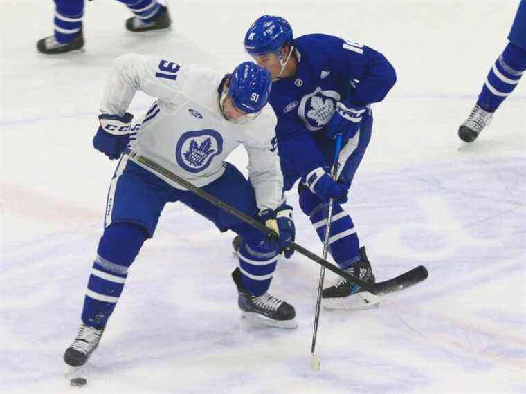 Les Leafs retournent à l’entraînement, mais à court d’un match