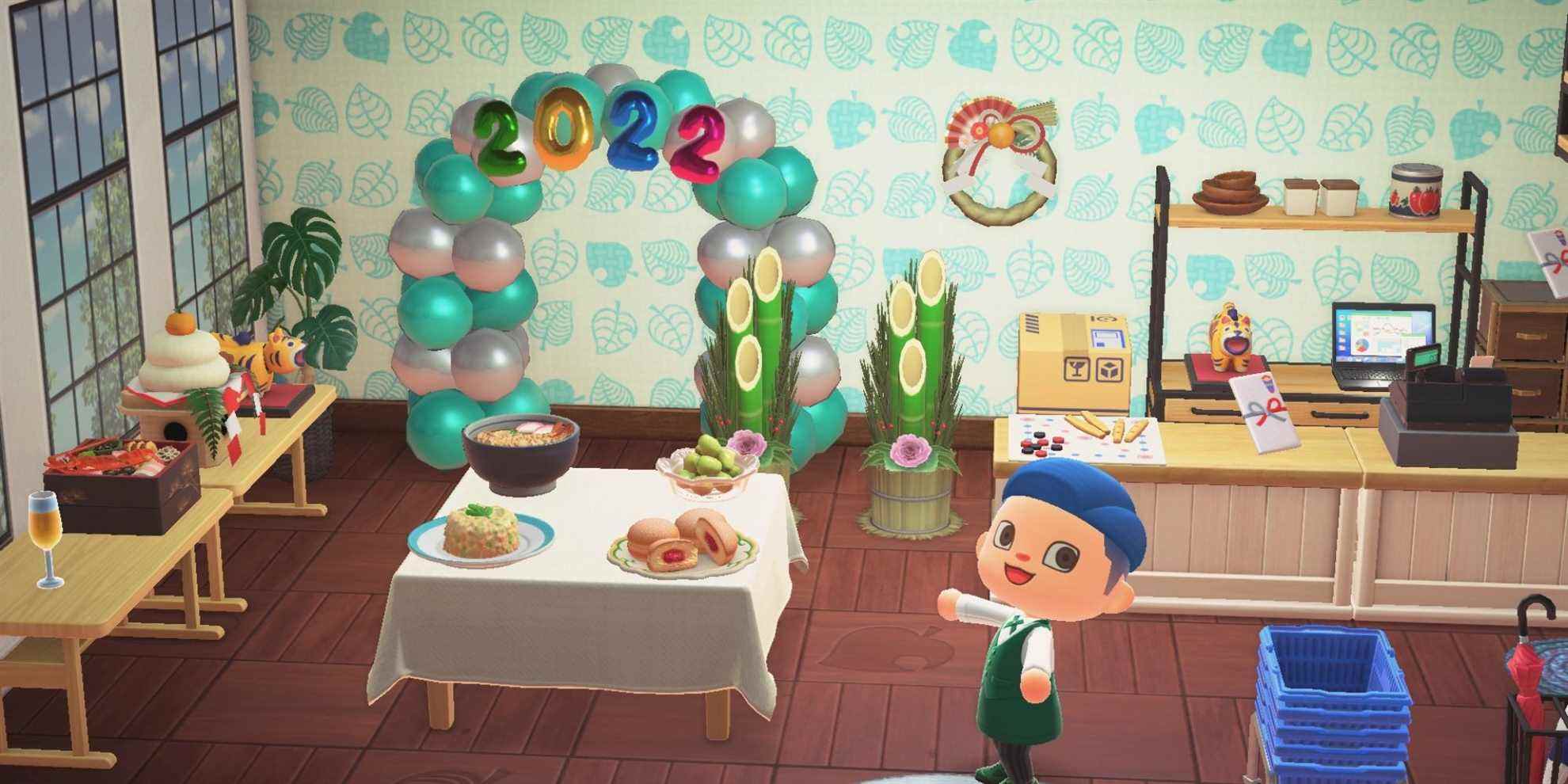 Les articles du Nouvel An sont maintenant dans Animal Crossing New Horizons
