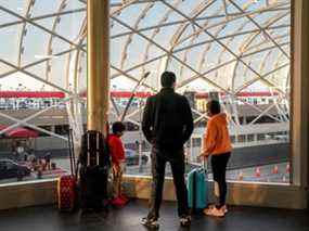 Des voyageurs dans un aéroport d'Atlanta, le 22 décembre.