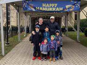 Rebecca et Oded Abraham et leur famille