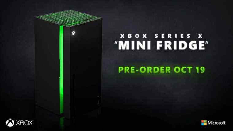 Les précommandes du mini-réfrigérateur Xbox Series X commencent la semaine prochaine