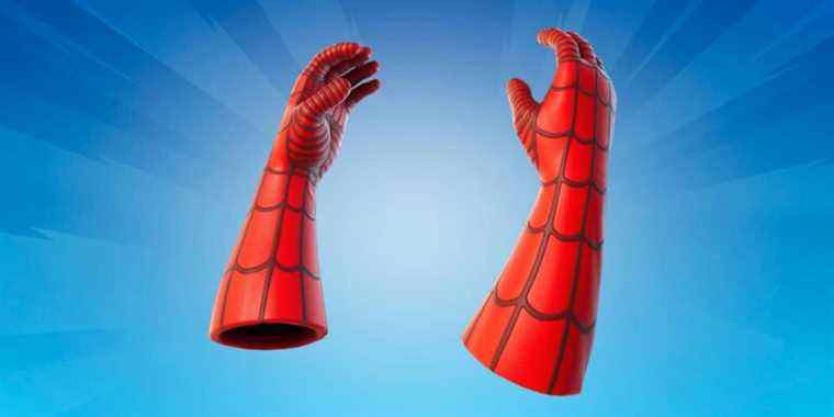 Les tireurs Web Spider-Man de Fortnite sont maintenant disponibles