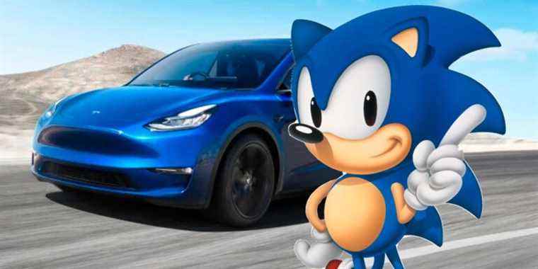 Les voitures Tesla auront bientôt Sonic the Hedgehog
