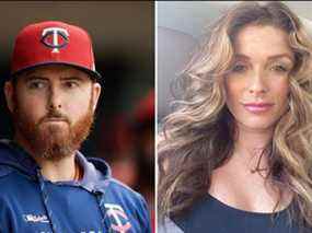 Le pigiste de la MLB, Sam Dyson, à gauche, est poursuivi par son ex-petite amie Alexis Blackburn.