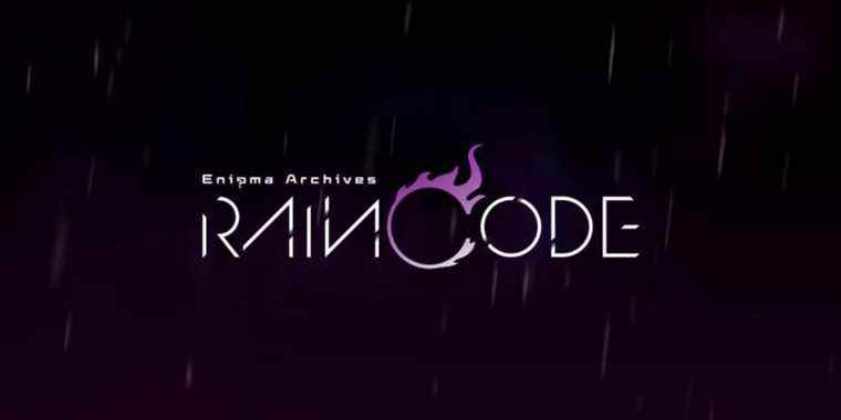 Marque déposée pour le titre inspiré de Tim Burton, Archives Enigma : Rain Code
