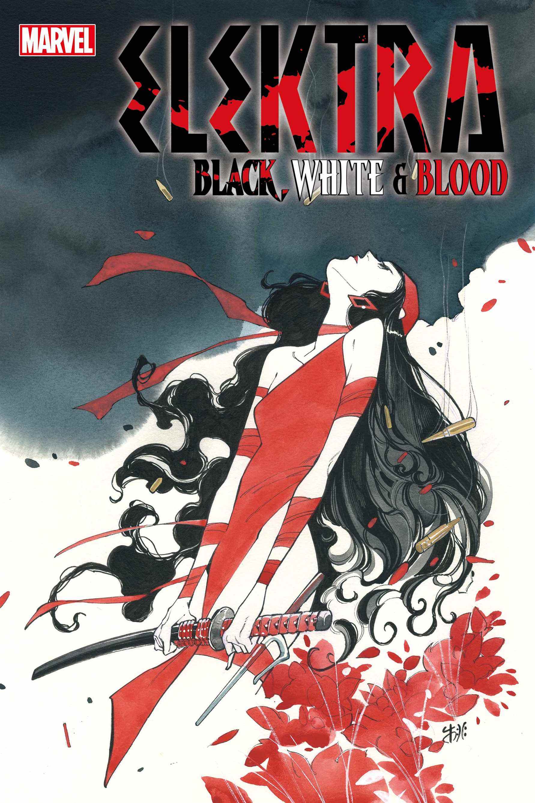 Couverture d'Elektra : Black, White & Blood #4