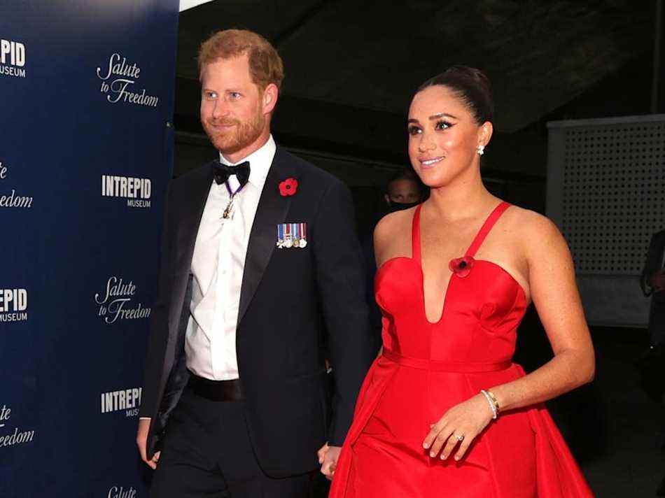 Le couple se serait installé dans sa nouvelle normalité, photographiée au musée Intrepid Sea-Air-Space en novembre 2021. (Getty Images)