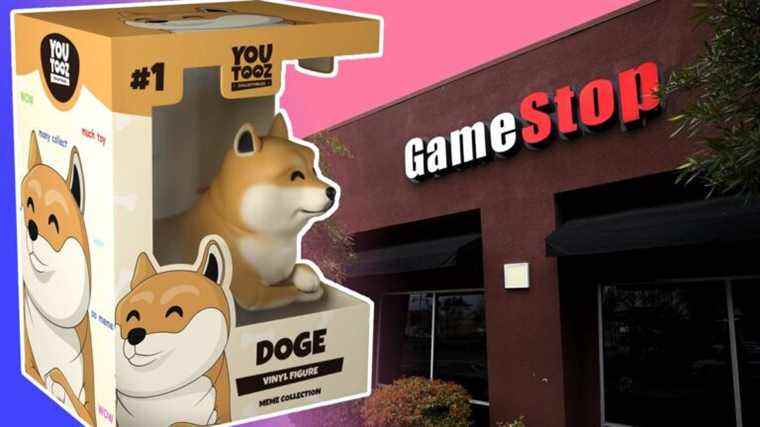 Meme Stock GameStop accepte maintenant Meme Cryptos Like Doge
