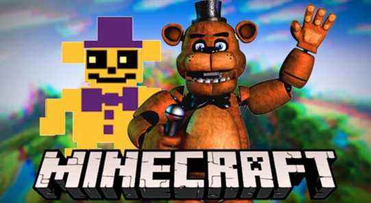 Minecraft Player construit cinq nuits chez Freddy's Animatronics dans le jeu