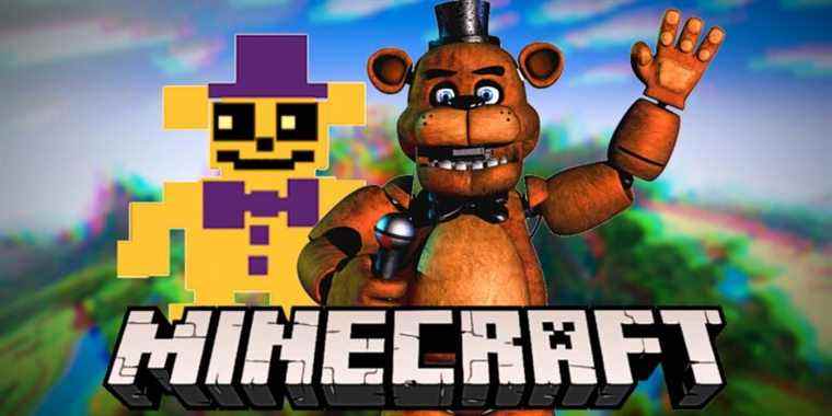 Minecraft Player construit cinq nuits chez Freddy's Animatronics dans le jeu
