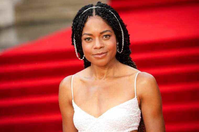 Naomie Harris poses for photographers upon arrival for the World premiere of the new film from the James Bond franchise 'No Time To Die', in London Tuesday, Sept. 28, 2021. (Photo by Vianney Le Caer/Invision/AP)