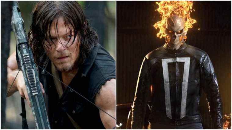 Norman Reedus alimente les incendies de ceux qui pensent qu'il va jouer le Ghost Rider du MCU
