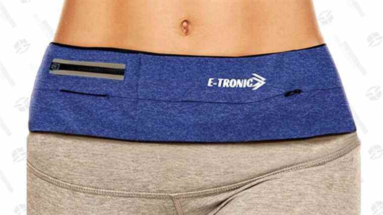 Obtenez cette ceinture de course E Tronic Edge pour 13 $ et passez votre nouvelle routine de remise en forme sur votre téléphone