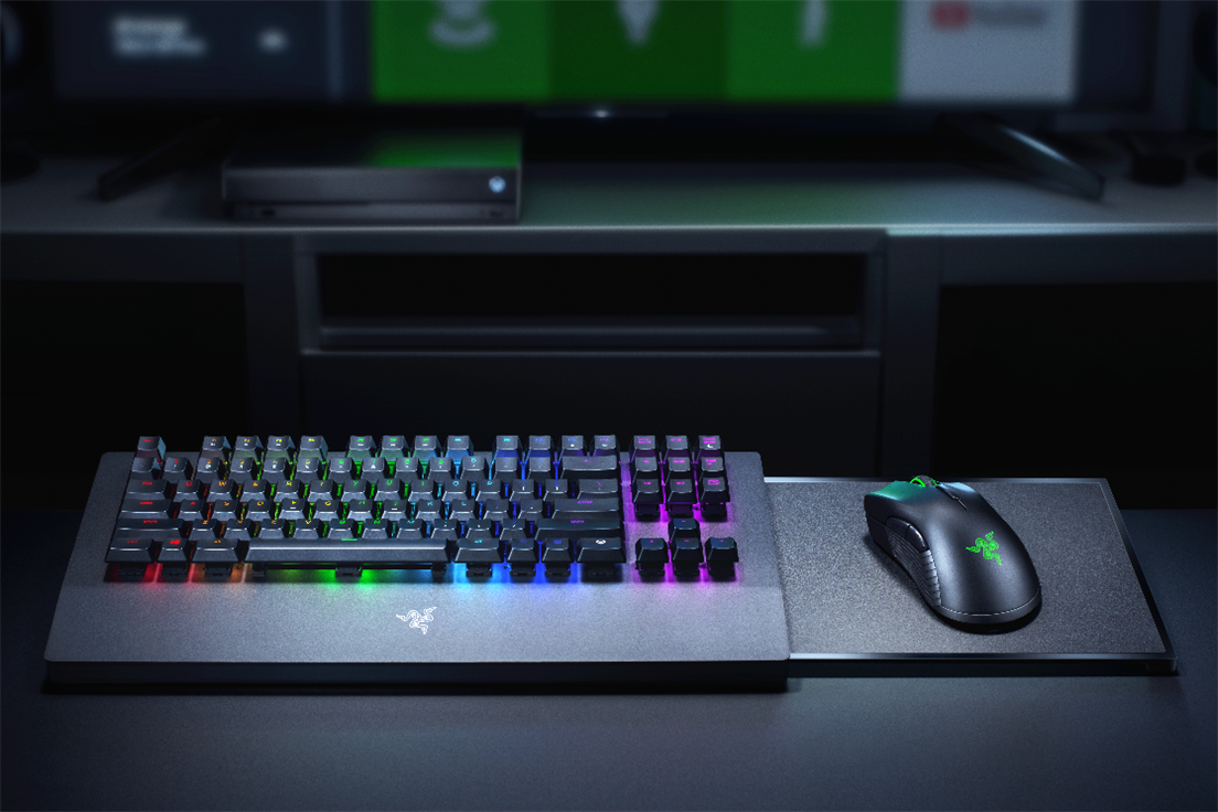 Une photo du clavier de jeu Razer Turret.