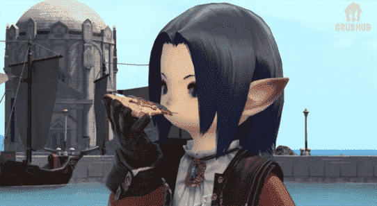 Oui, vous pouvez obtenir une émote "Manger une pizza" dans Final Fantasy XIV