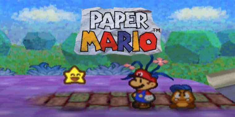 Paper Mario arrive sur le pack d’extension en ligne Nintendo Switch