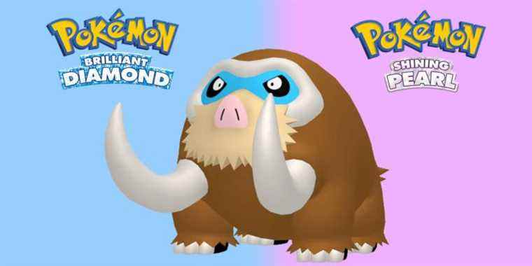 Pokemon Brilliant Diamond & Shining Pearl: Comment obtenir Mamoswine
