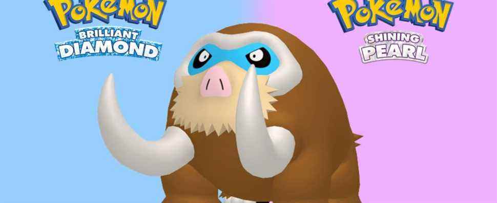 Pokemon Brilliant Diamond & Shining Pearl: Comment obtenir Mamoswine