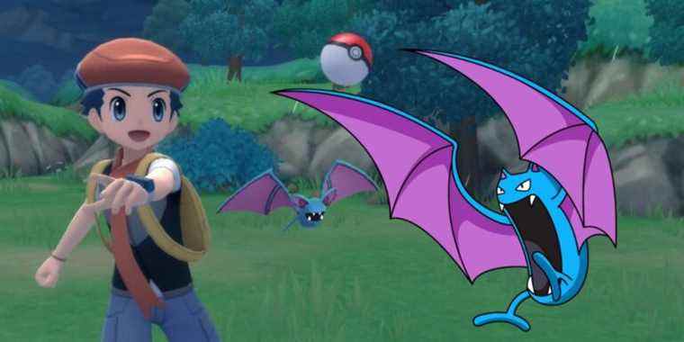 Pokemon Brilliant Diamond and Shining Pearl Player montre des détails horribles sur l’évolution de Zubat