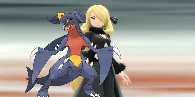 Pokemon Brilliant Diamond et Shining Pearl: Garchomp de Cynthia méritait une méga évolution
