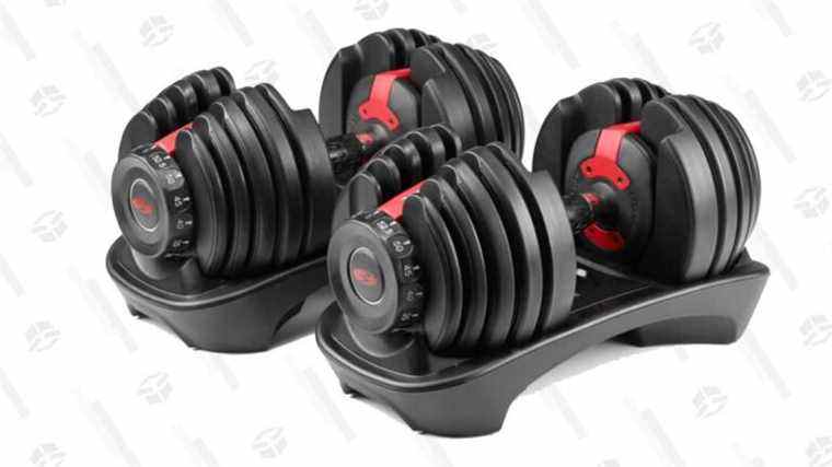 Procurez-vous une paire d’haltères réglables Bowflex SelectTech pour 299 $, voyez-vous ce que j’ai fait avec « Pick Up »