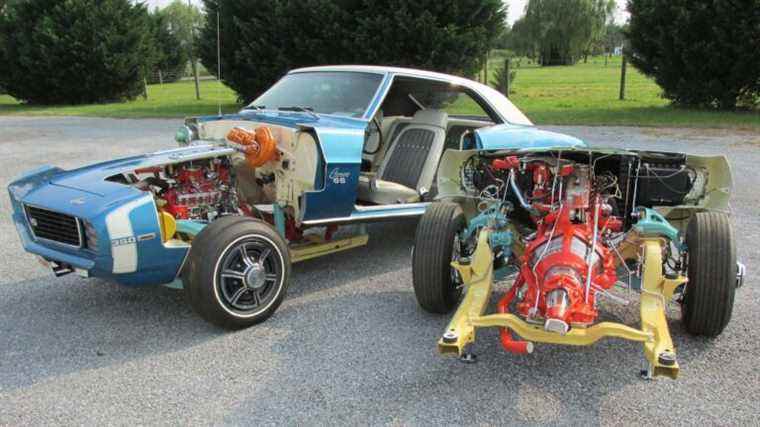 Rare 1969 Camaro Double-tête en coupe